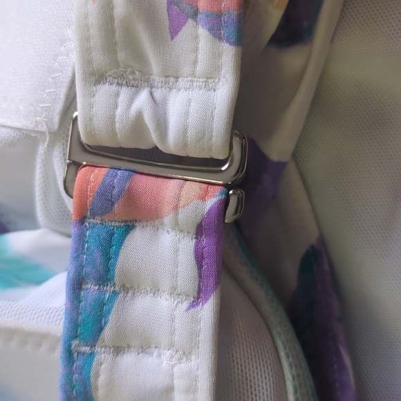 Sea Level Bikini Top NWT Size 10 Botanica Cross Front - lifting - Picture 10 of 11